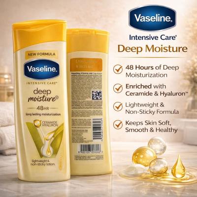 VASELINE DEEP MOISTURE NON STICKY LOTION